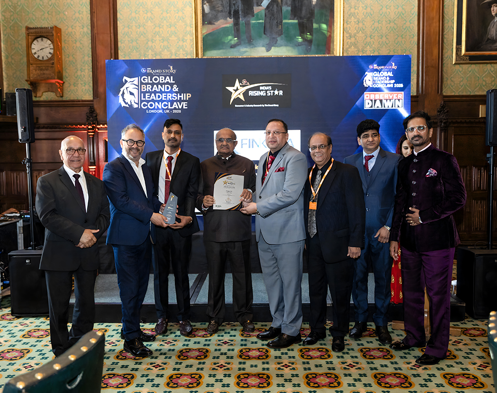 ANI – Finkeda Gets Honoured With India’s Rising Star Award at Global Brand and Leadership Conclave 2025