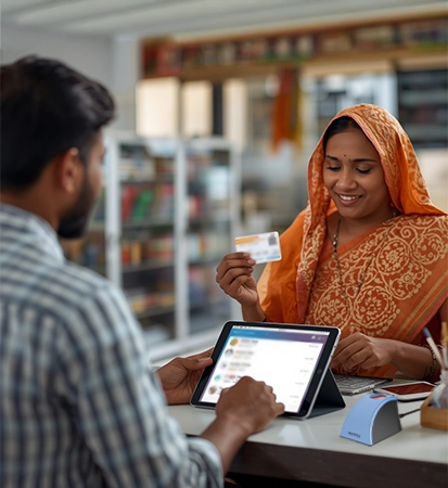 Aadhaar & Bank Selection