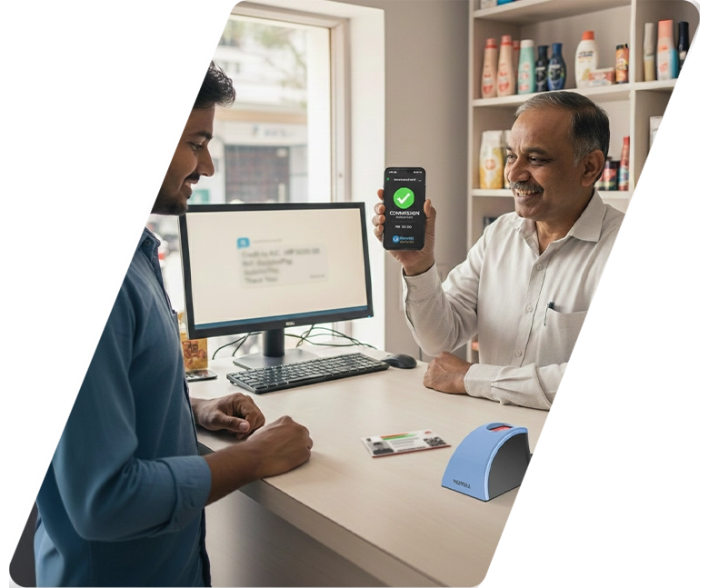 Finkeda for AePS Cash Deposits