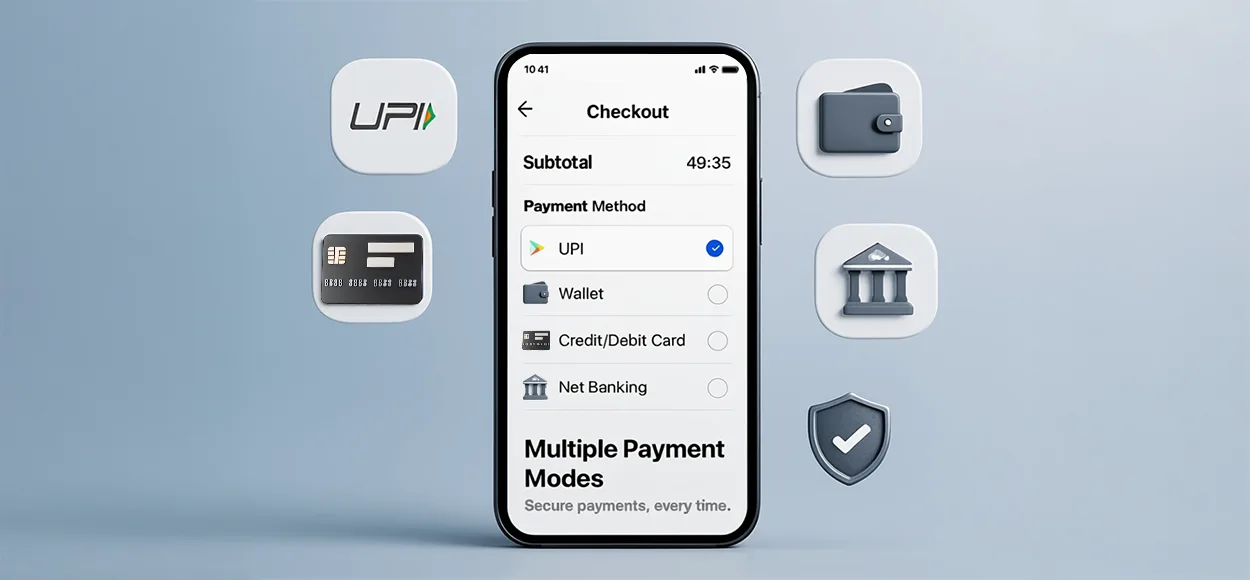 Hotel Booking Multiple Payment Modes