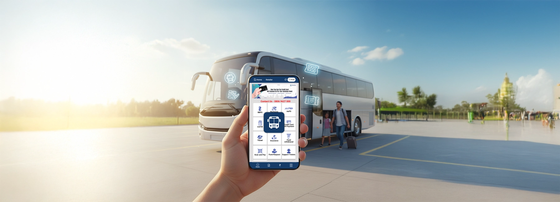 Individuals Bus Ticket Banner