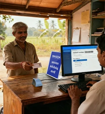 Enter Aadhaar and Bank – Mini Statement