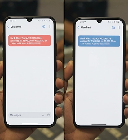 Payment Processed Instantly AePS Aadhar Pay