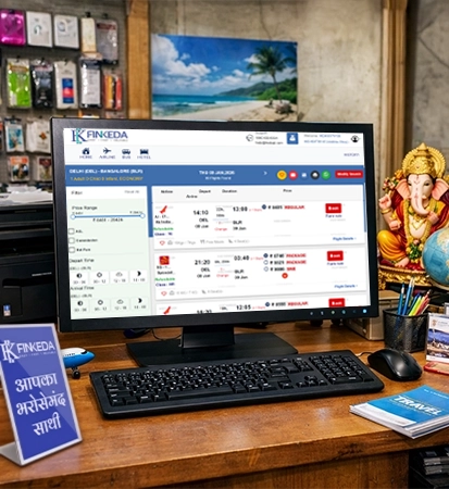 Open the Flight Booking Panel