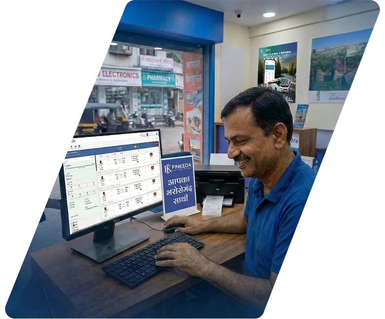 Finkeda for Bus Ticket Booking