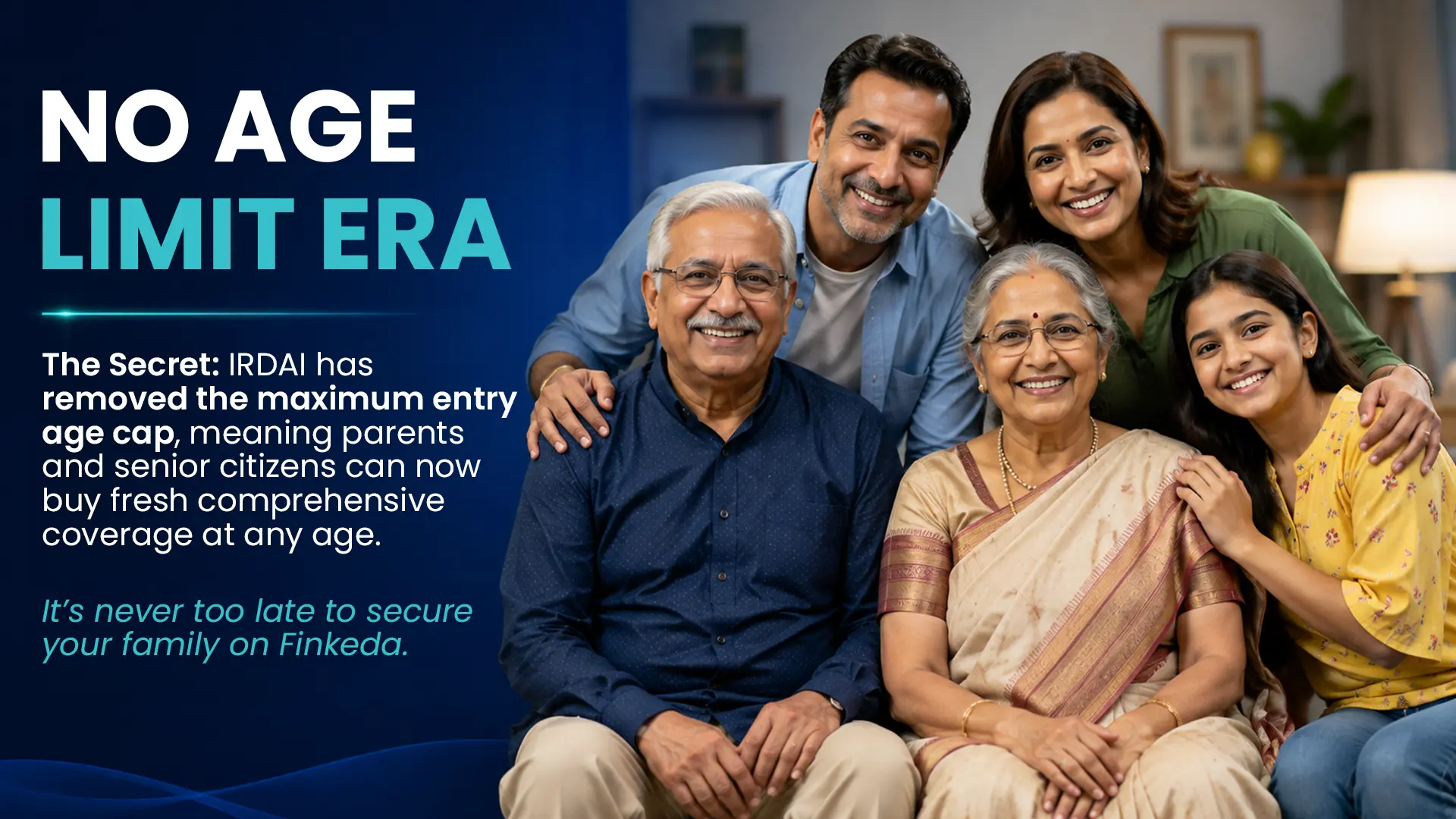 No Maximum Entry Age Limit for Health Insurance