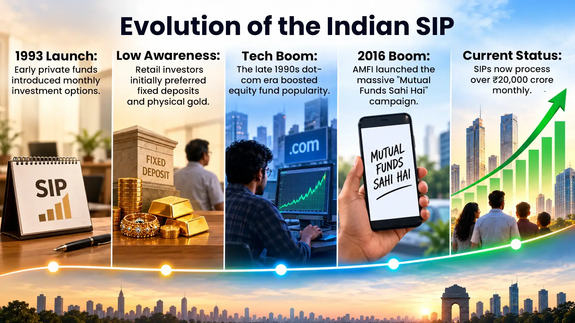 Evolution of SIP investment in India