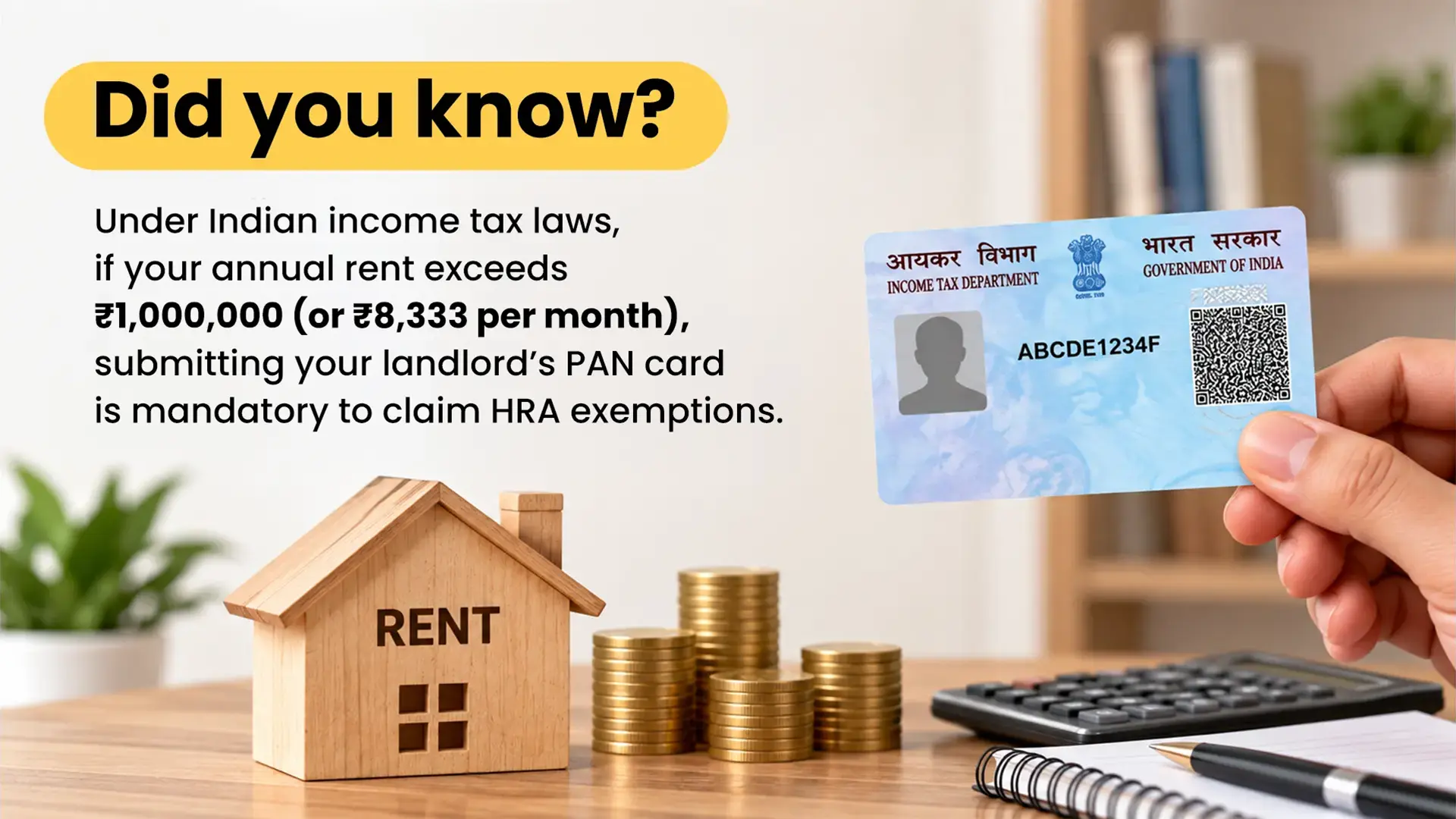 HRA Rule For Rent Payment
