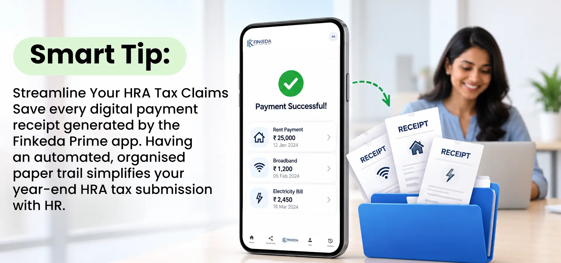 Rent Receipts for HRA Claims