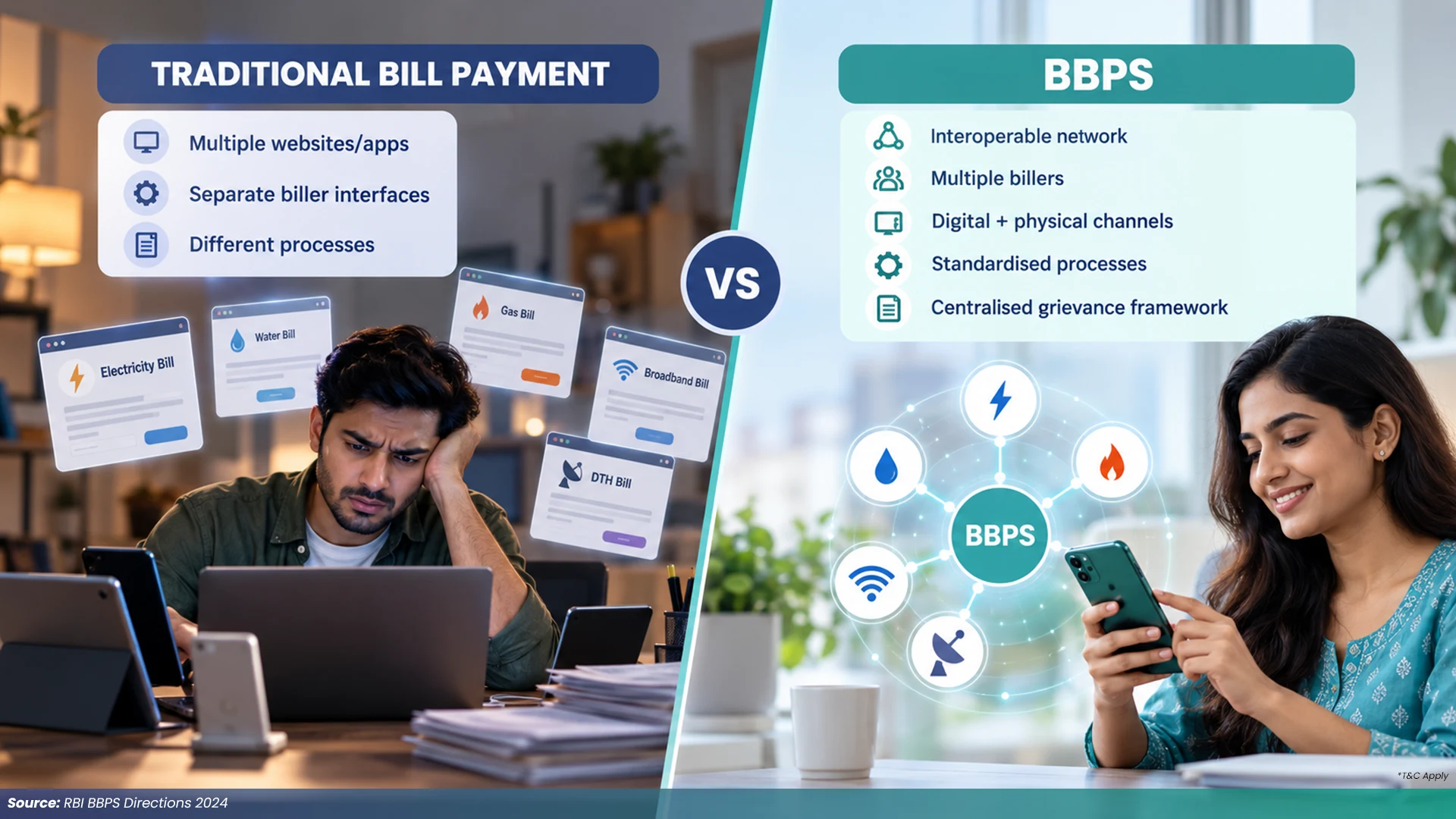 Traditional Bill Payment vs BBPS
