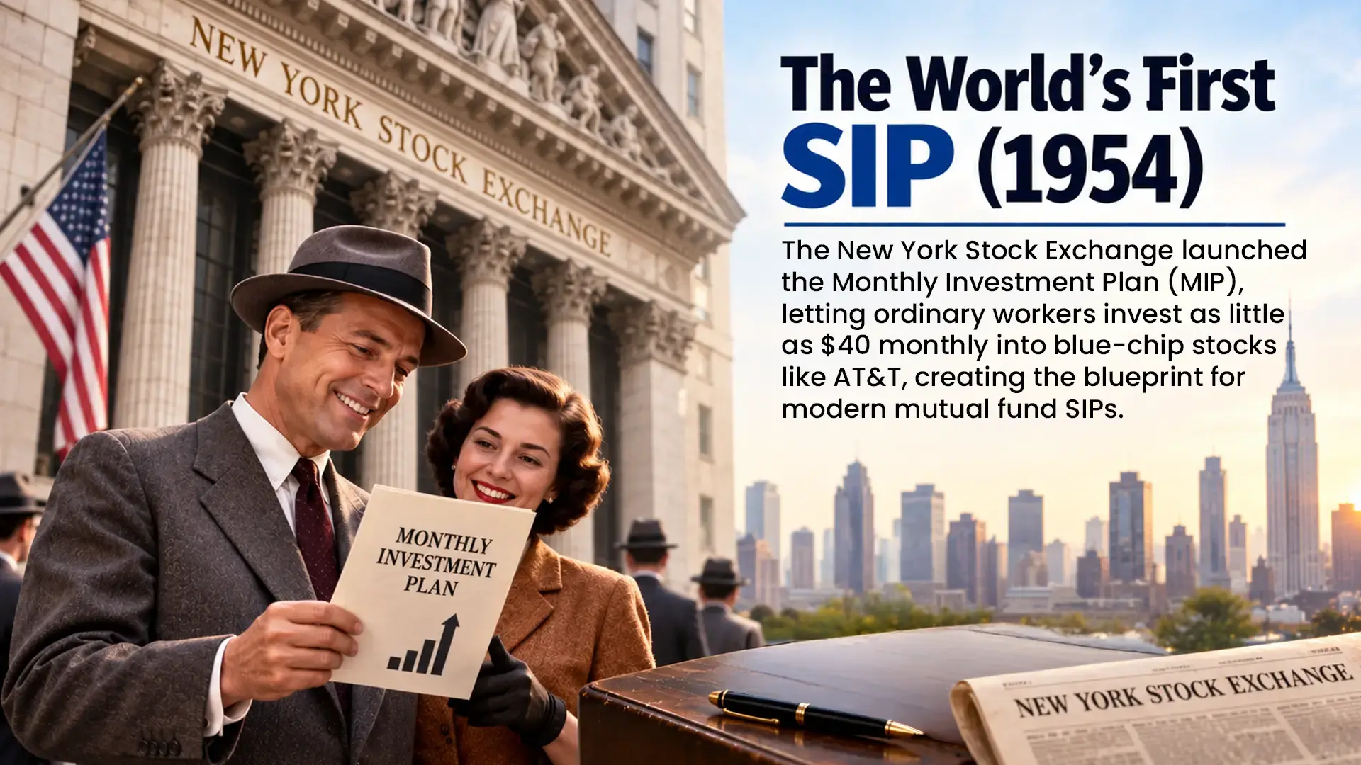 World’s First SIP Investment Plan in 1954